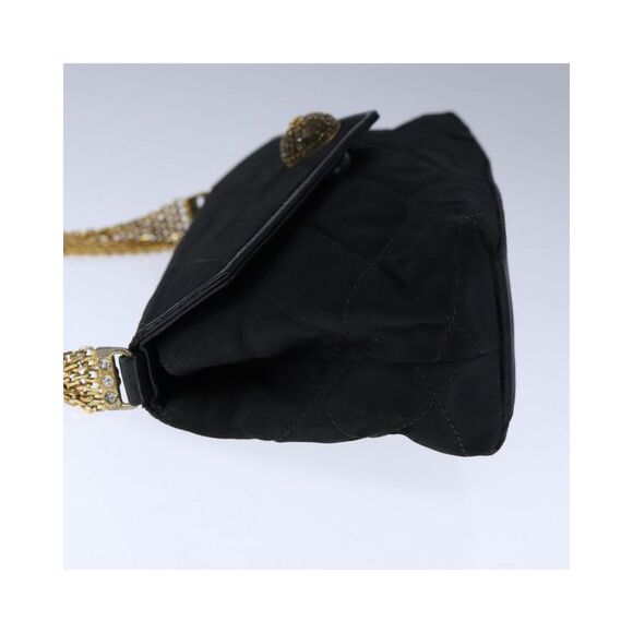 Pre Loved Chanel Quilted Chain Bag Envelope Style Women Black Handbags - Picture 4 of 8